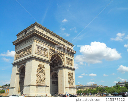 Symbol of Paris, France: Arc de Triomphe Symbol of Paris, France: Arc de Triomphe 115577222