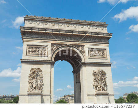 Symbol of Paris, France: Arc de Triomphe 115577227