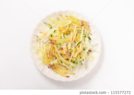 Sweet potato, lettuce and cucumber salad Sweet potato, lettuce and cucumber salad 115577272