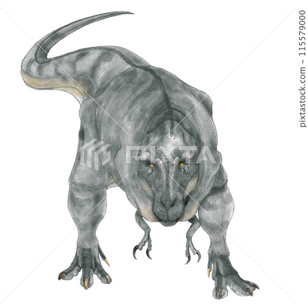 白堊紀晚期北美洲的頂級掠食者（前視圖） 115579000