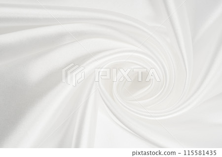 White satin silk texture background. 115581435