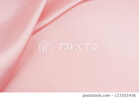 Pink silk fabric texture background. 115581436