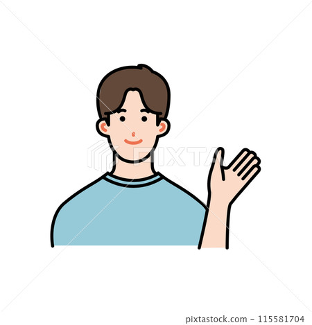 由一位年輕人提出求婚的插圖 由一位年輕人提出求婚的插圖 115581704