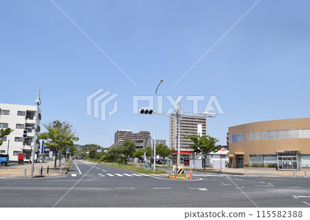 Streets around the south exit of Kimitsu Station, Chiba Prefecture Streets around the south exit of Kimitsu Station, Chiba Prefecture 115582388