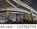 Night view of Meiko Shiomi Interchange 115582739