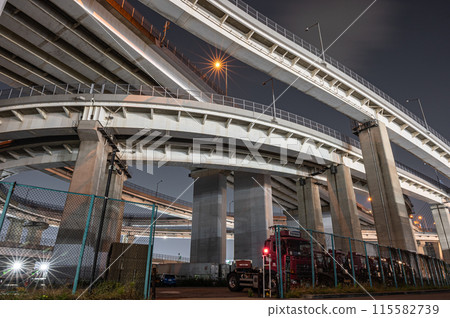 名子潮見IC夜景 名子潮見IC夜景 115582739