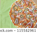 Delicious looking pizza photo 115582961