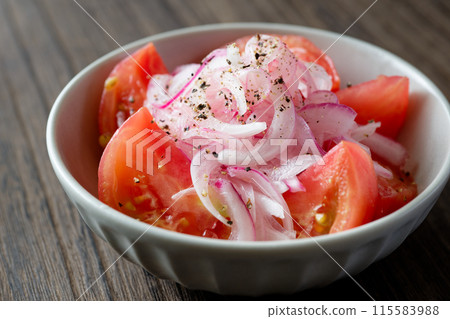 Vinegared Tomatoes 115583988