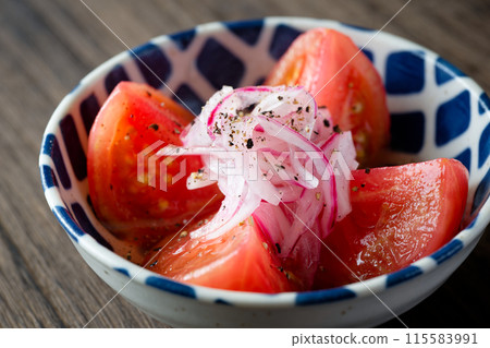 Vinegared Tomatoes 115583991