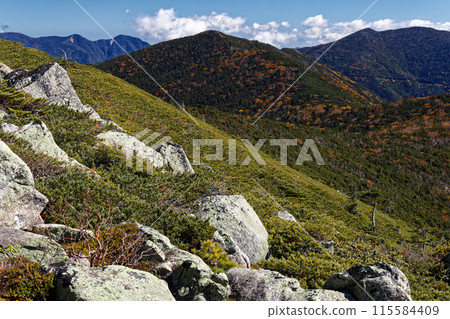 從金風山頂看到的奧道部主脊 115584409