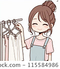 掛衣服的女人 115584986
