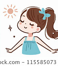 塗防曬霜的女人 115585073