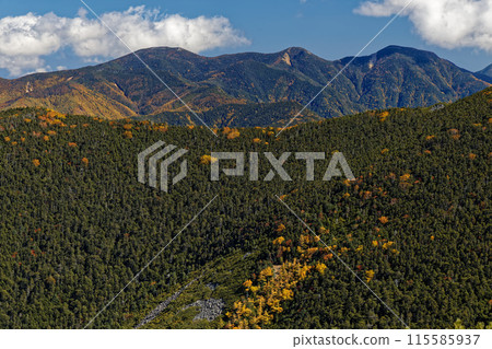 Mount Kobushin as seen from the summit of Mount Kinpu in Okuchichibu 115585937