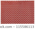 Brick wall background material [illustration] 115586113