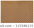 Brick wall background material [illustration] 115586115