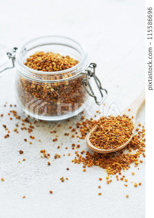 Healthy bee pollen grains Healthy bee pollen grains 115586696