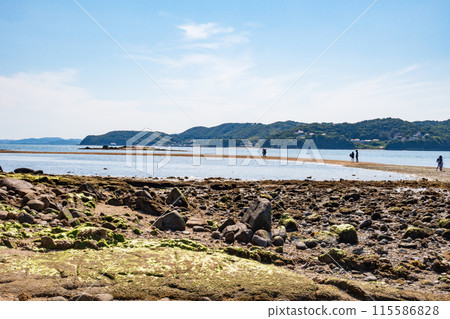 Kuroshima Venus Road in Ushimado, Setouchi City, Okayama Prefecture Kuroshima Venus Road in Ushimado, Setouchi City, Okayama Prefecture 115586828
