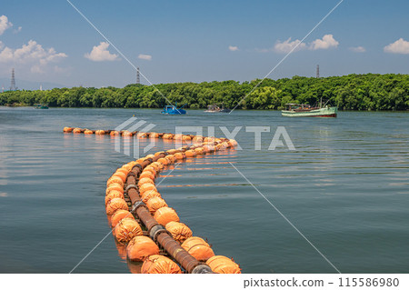 淀川裡收集砂石的船 115586980