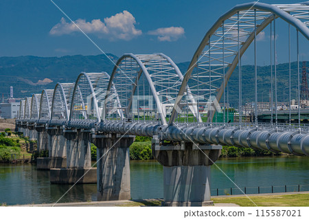 橫跨淀川的渡槽橋 115587021