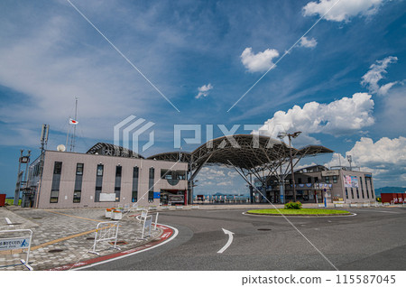 琵琶湖大津港風景 滋賀縣大津市 琵琶湖大津港風景 滋賀縣大津市 115587045