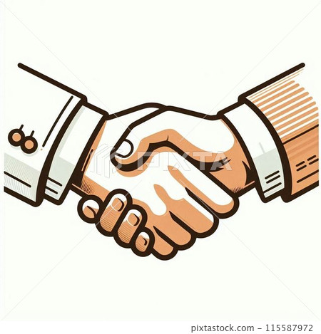 兩隻手握手的圖片 115587972