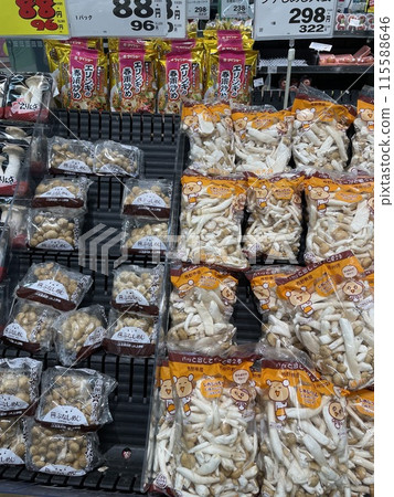 蔬菜區的蘑菇 蔬菜區的蘑菇 115588646