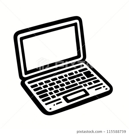 簡單的筆記本電腦 115588739