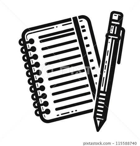 Notes and mechanical pencil 115588740