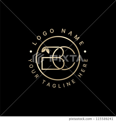 Logo design graphic concept creative premium abstract vector stock initial letter BC line font connect leaves circle Related monogram typography brand Logo design graphic concept creative premium abstract vector stock initial letter BC line font connect leaves circle Related monogram typography brand 115589241