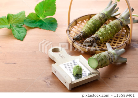 Elegant fragrance Real wasabi from Shizuoka Prefecture 115589401