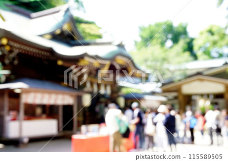 Enoshima Shrine Image Blurred Enoshima Shrine Image Blurred 115589505