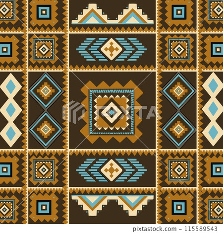 Explore the rich blend of African ethnic fabric patterns with elements of Jordanian art, highlighted by warm brown tones and a sophisticated geometric ethnic style. Perfectly crafted ethnic texted Explore the rich blend of African ethnic fabric patterns with elements of Jordanian art, highlighted by warm brown tones and a sophisticated geometric ethnic style. Perfectly crafted ethnic texted 115589543