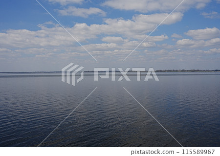 Lake in Goczalkowice town at Silesian district in Poland 115589967