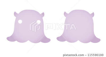 Watercolor style octopus 115590100