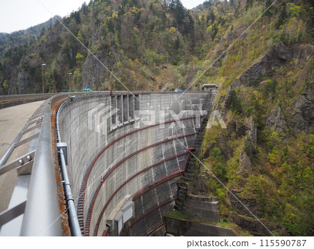 The structure of Hoheikyo Dam 115590787
