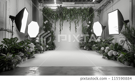 Photographing studio Photographing studio 115590884