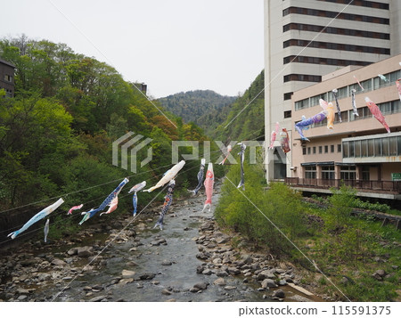 豐平川上飄揚的鯉魚旗 豐平川上飄揚的鯉魚旗 115591375