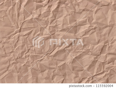 皺巴巴的牛皮紙質、舊紙、包裝紙、垃圾、廢紙、廢紙 115592004