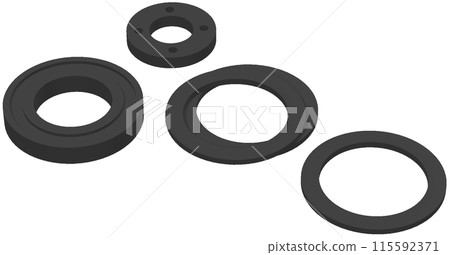 Rubber packing 115592371