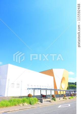 愛知縣日新市日新市立圖書館風景 115592488