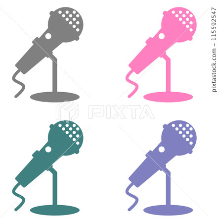 A microphone for audio equipment used to record and record sound 115592547