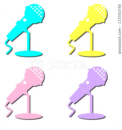 A microphone for audio equipment used to record and record sound 115592548