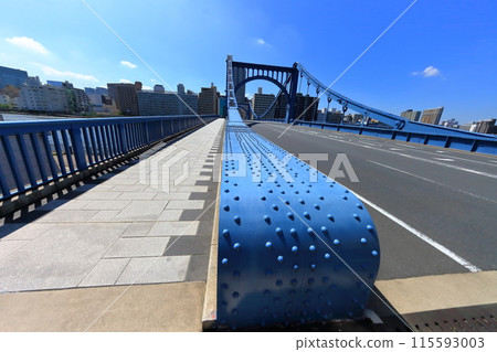 Sumidagawa和Kiyosubashi Bridge Sumidagawa和Kiyosubashi Bridge 115593003