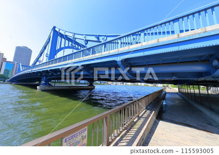Sumidagawa和Kiyosubashi Bridge Sumidagawa和Kiyosubashi Bridge 115593005