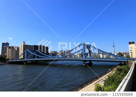 Sumidagawa和Kiyosubashi Bridge Sumidagawa和Kiyosubashi Bridge 115593009