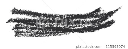 Black and gray pencil strokes isolated on a white background. Black and gray pencil strokes isolated on a white background. 115593074