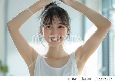 運動的女性 運動的女性 115593746