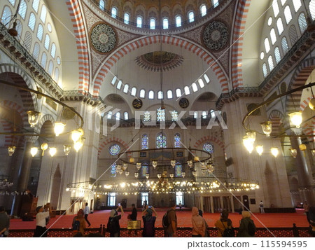 土耳其伊斯坦堡蘇萊曼清真寺 115594595