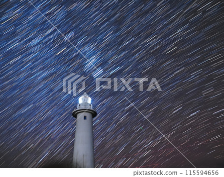 Tsumekizaki Lighthouse and Star Trails 115594656