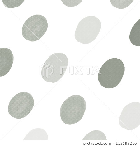 Background illustration of a loose oval polka dot pattern, monochrome Background illustration of a loose oval polka dot pattern, monochrome 115595210